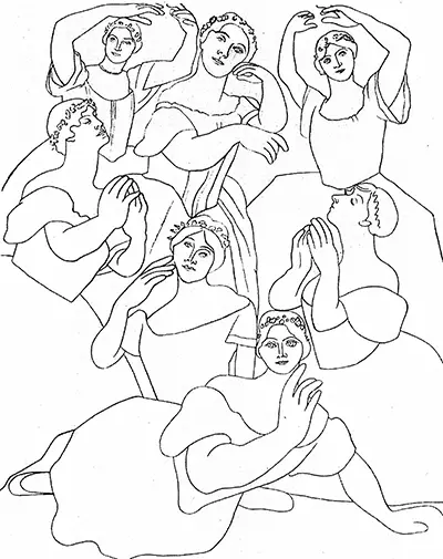 Seven Ballerinas I Pablo Picasso
